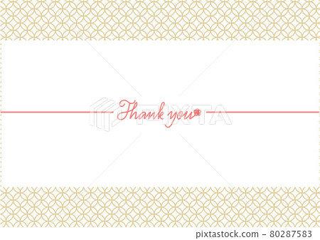 Thank you Fashionable casual Noshi paper with gold cloisonne pattern 80287583