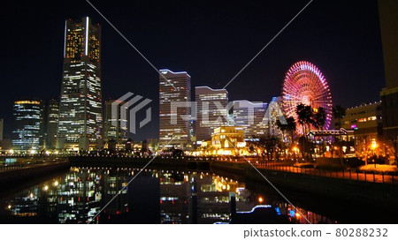 從銀行橋看到的港未來夜景 80288232