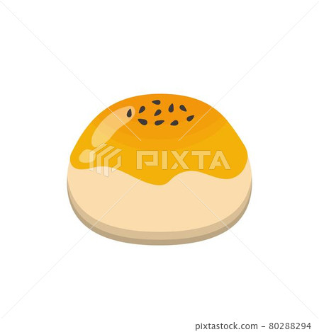 中國月餅,食物的插圖,蛋黃做的點心,中秋節甜點,向量插畫圖標卡通隔絕 中國月餅,食物的插圖,蛋黃做的點心,中秋節甜點,向量插畫圖標卡通隔絕 80288294
