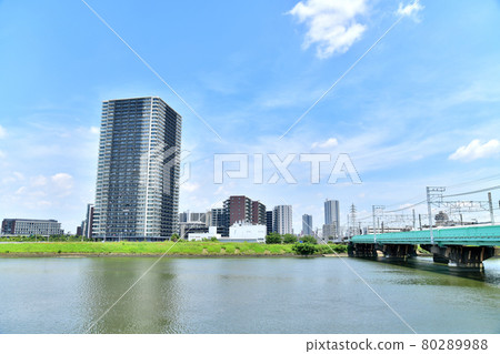Looking toward Nakagawa / City Terrace Kanamachi / Kanamachi Station (Katsushika-ku, Tokyo) [2021.7] 80289988