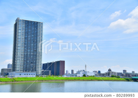 Looking toward Nakagawa / City Terrace Kanamachi / Kanamachi Station (Katsushika-ku, Tokyo) [2021.7] 80289993