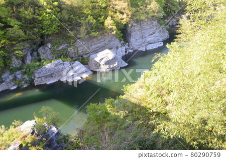 Midstream of Ara River (Shiratori Bridge / Nagatoro Town, Chichibu District, Saitama Prefecture) 80290759