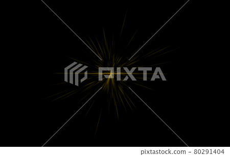 Overlay, flare light transition, effects sunlight, lens flare, light leaks. High-quality stock image of warm sun rays light effects, overlays or golden flare isolated on black background for design 80291404