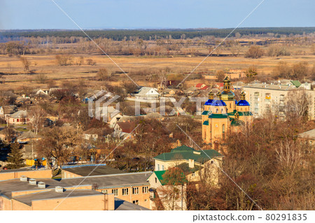 View on Chyhyryn town in Ukraine View on Chyhyryn town in Ukraine 80291835