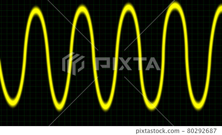 Electrocardiogram oscilloscope waveform CG background wallpaper 80292687