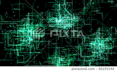 Cyber circuit grid CG background wallpaper - Stock Illustration ...