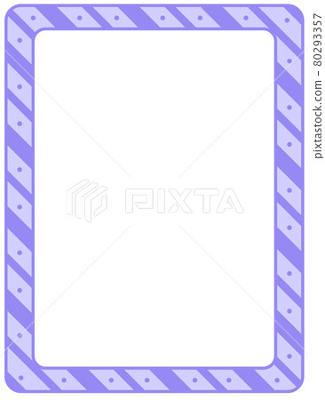 Empty diagonal stripes frame banner template 80293357