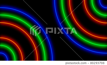 霓虹燈幾何圖案圖案CG背景壁紙 霓虹燈幾何圖案圖案CG背景壁紙 80293708
