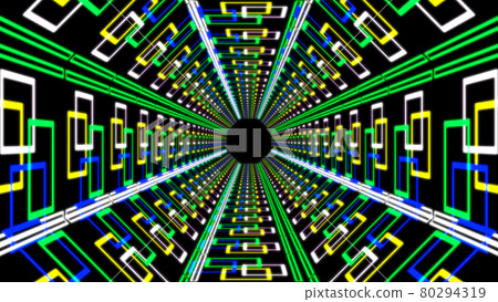 Cyber tunnel digital CG background wallpaper Cyber tunnel digital CG background wallpaper 80294319