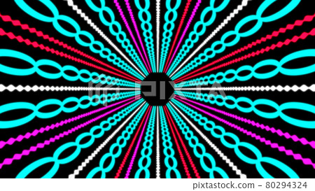 Cyber tunnel digital CG background wallpaper 80294324