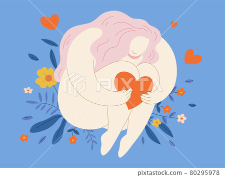 Woman's self love Woman's self love 80295978