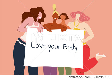 Women's body positivity Women's body positivity 80295983