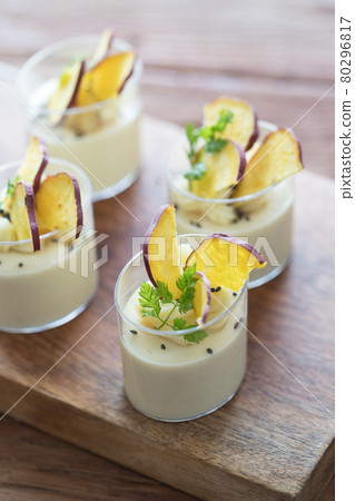 Sweet potato pudding Sweet potato pudding 80296817