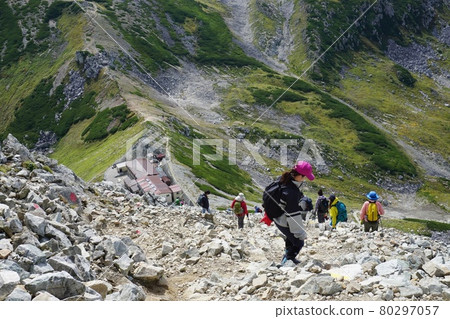 從立山山脈下山 80297057