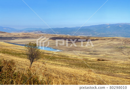 Landscape in desert Gareja, Georgia Landscape in desert Gareja, Georgia 80298010