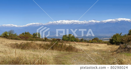 Landscape in  Kakheti region, Georgia 80298024