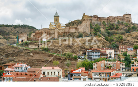 View of Narikala fortress, Tbilisi, Georgia View of Narikala fortress, Tbilisi, Georgia 80298085