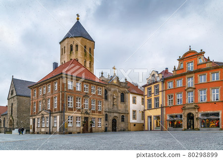 Market square, Paderborn, Germany Market square, Paderborn, Germany 80298899