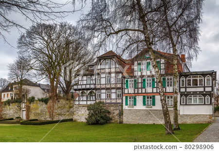 Historic half-timbered houses, Paderborn, Germany Historic half-timbered houses, Paderborn, Germany 80298906
