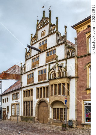 Street in Lemgo, Germany Street in Lemgo, Germany 80298913