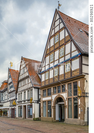 Street in Lemgo, Germany Street in Lemgo, Germany 80298921