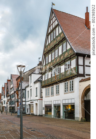 Street in Lemgo, Germany Street in Lemgo, Germany 80298922