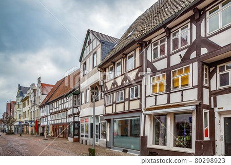 Street in Lemgo, Germany Street in Lemgo, Germany 80298923