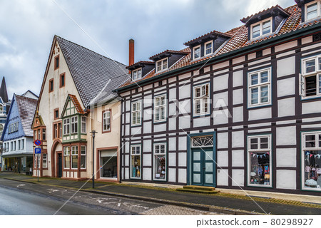 Street in Lemgo, Germany Street in Lemgo, Germany 80298927