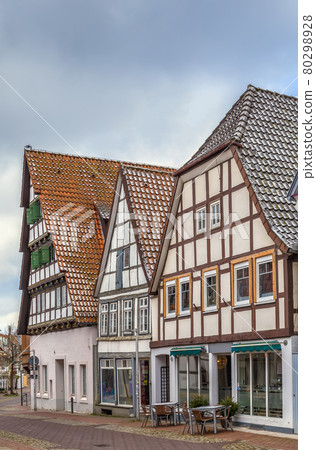 Street in Lemgo, Germany Street in Lemgo, Germany 80298928