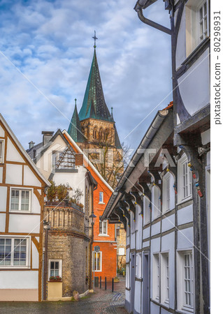 Street in Warendorf, Germany Street in Warendorf, Germany 80298931