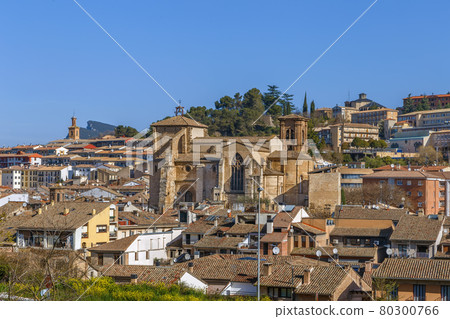 View of Estella, Spain 80300766