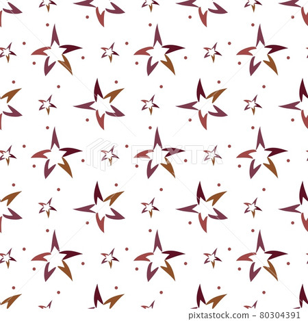seamless pattern of stars on a white background. - Stock Illustration ...