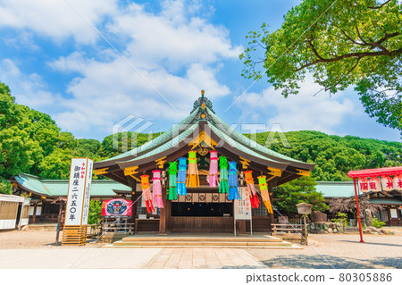 祈求紡織業繁榮的真隅田神社、七夕祭<愛知縣一宮市> 80305886