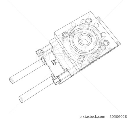 Abstract industry object concept. Vector 80306028