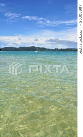 The blue sea of Amami Oshima The blue sea of Amami Oshima 80306997