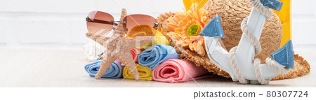 夏天 夏季 海灘 旅遊 背景 Travel to beach in summer 夏休み ビーチ 80307724