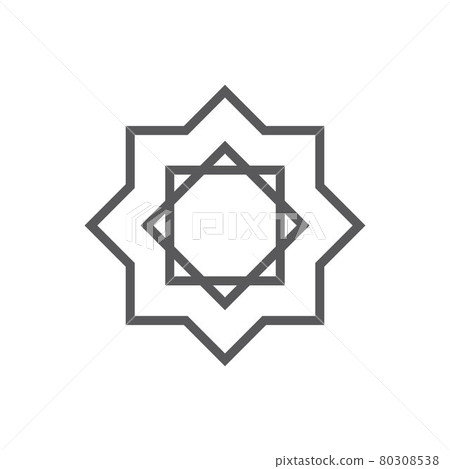 Muslim abstract Symbol, Islamic vector Muslim abstract Symbol, Islamic vector 80308538