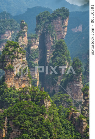 Stunning Mountain formations in Zhangjiajie 80310591