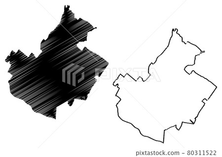Irvine City map vector Irvine City map vector 80311522