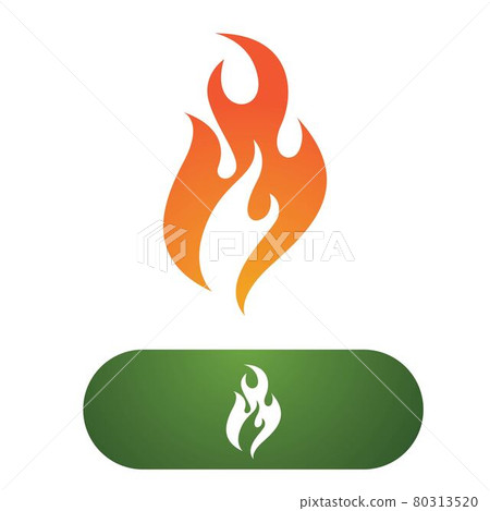 Fire flame logo vector illustration 80313520