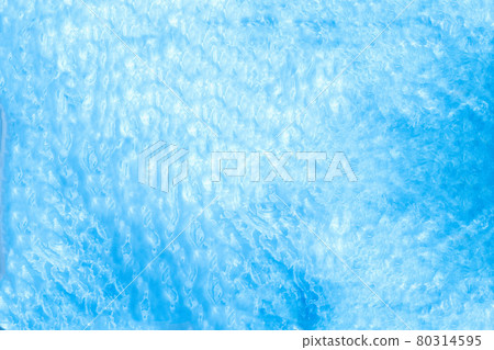 Blue transparent water surface of ocean, sea, lagoon with. Horizontal background. Aerial, drone view 80314595