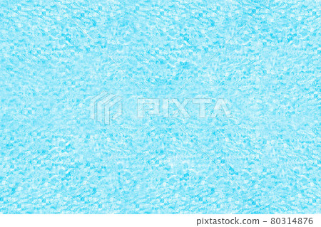 Blue transparent water surface in the swimming pool. Horizontal pool background. Aerial, drone view 80314876