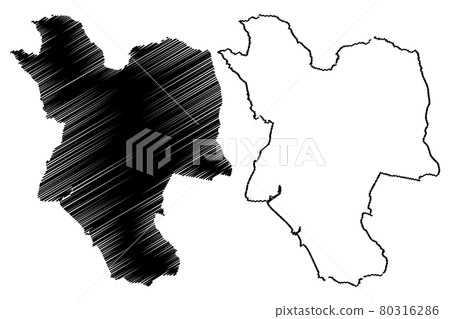 Neath Port Talbot map vector.... Neath Port Talbot map vector.... 80316286