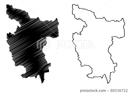 Department of San Martin map vector.... 80316722