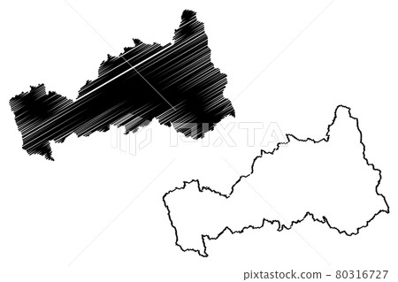 Department of Pasco map vector.... 80316727