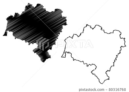 Lower Silesian Voivodeship map vector.... Lower Silesian Voivodeship map vector.... 80316768