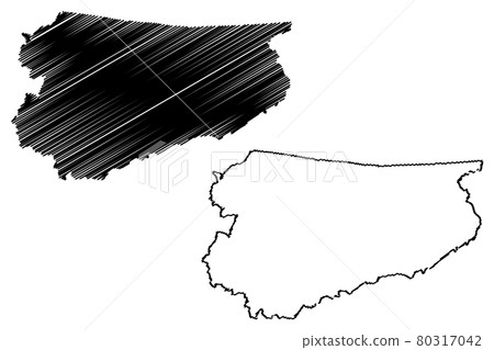 Warmian-Masurian Voivodeship map vector.... 80317042