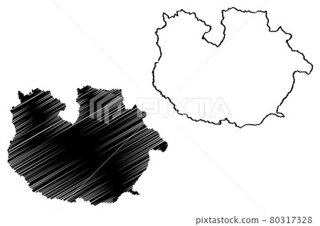 Guarico State map vector.... 80317328