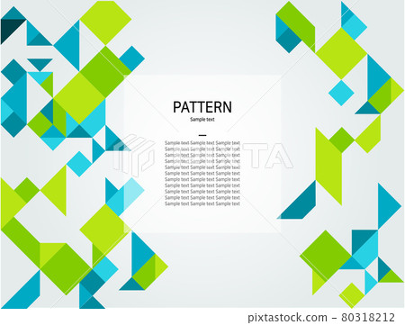 綠色三角形背景 80318212