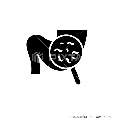 Dysbiosis line icon. Isolated vector element. Dysbiosis line icon. Isolated vector element. 80318280